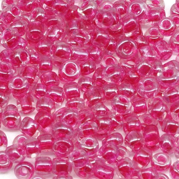 Бисер Astra&Craft 11/0 (2.1 мм), 200 г (10х20 г), цв. 2209 фиолетовый/прозр.с.цвет.центром (глянцевый)