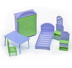 Миниатюра кукольная: Набор мебели ПМ.22180 "Квартирка"