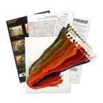 Набор для вышивания нитками Panna, Золотая серия, Япония. Гора Фудзияма, 40х26,5 см