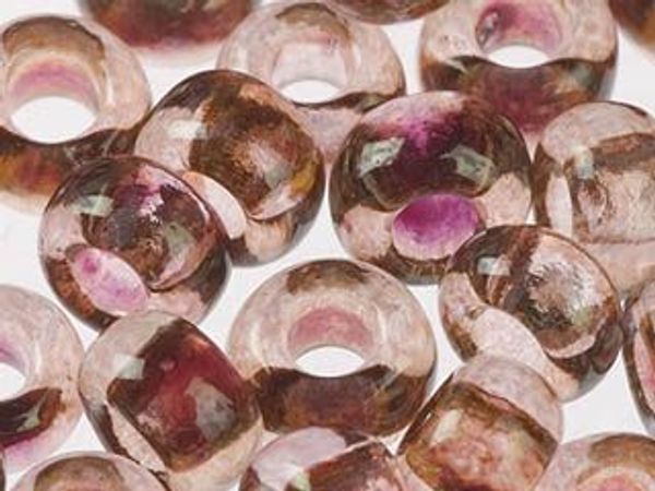 Бисер Preciosa прозрачный с цв. покрытием 10/0 (2.3 мм), 50 г, цв. 48095