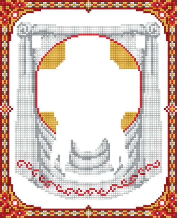 Алмазная (кристальная) мозаика Фрея, Икона Спас Нерукотворный, 27х22 см