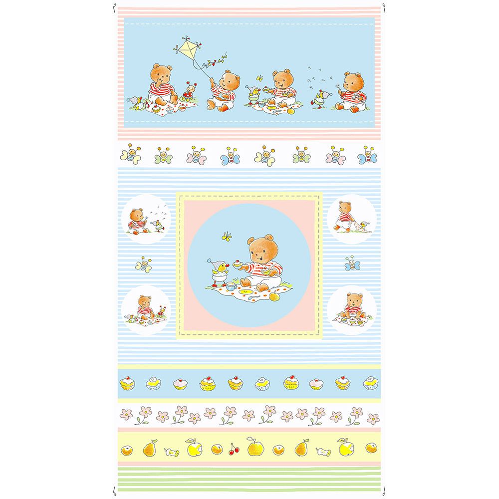 Ткань для пэчворка Peppy 4503 Panel, отрез 60х110 см, 135 г/м², 354, Stof