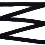 Резинка бельевая (окантовочная) блестящая 20.0 мм / 50 метров, черный