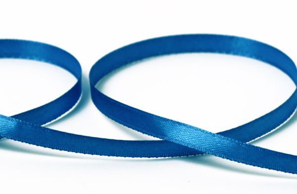 Лента атласная 2-сторонняя 6.0 мм / 33±2 метра, №040 синий, Gamma AL-6D