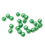 Бусины пластик (жемчуг) ⌀4 мм, 25 г, Astra&Craft, 038 NL зеленый