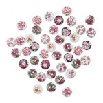 Украшения декоративные пуговицы деревянные Розы, 15 мм, 100 шт