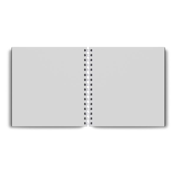 Артбук (Скетчбук), блок белый, жесткая подложка, 200 г/м², 205х205 мм, на гребне 30 л. 2 шт, Мода и стиль 01608, Светоч А230