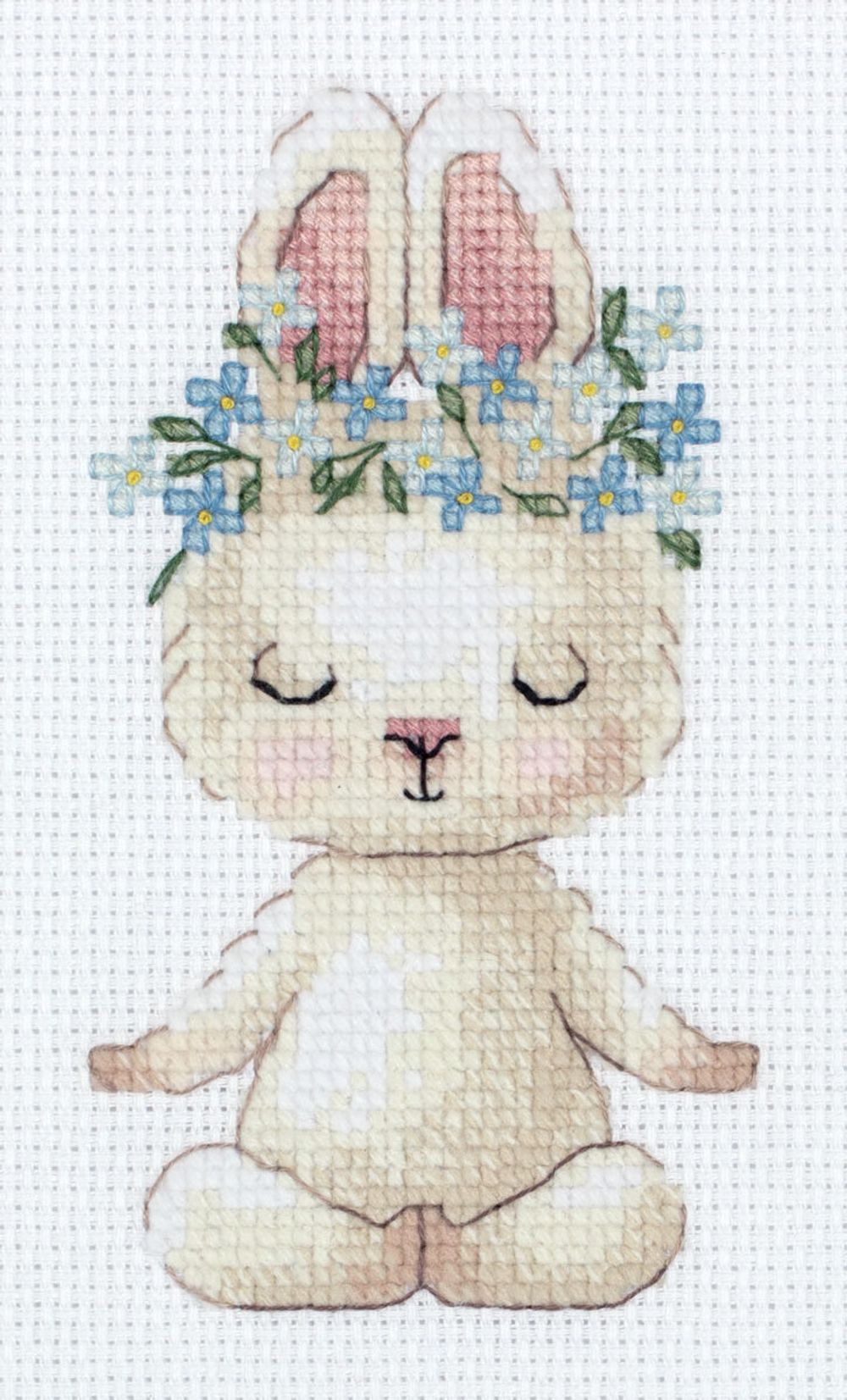 Набор для вышивания нитками Klart, Медитация, 13х9 см