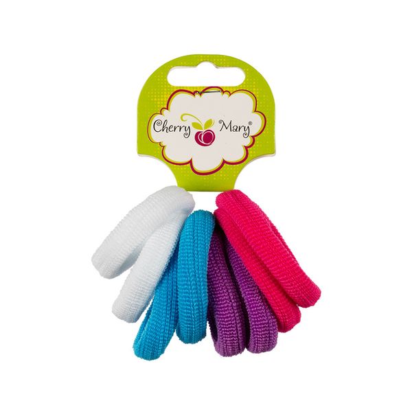 Набор резинок для волос R6007, 40 шт (5х8 шт), №02 ассорти, Cherry Mary R6007