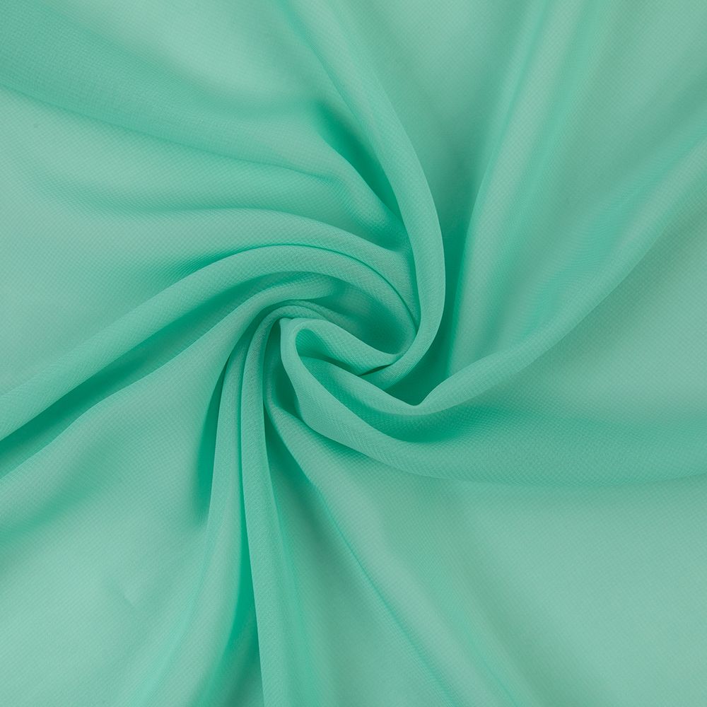 Ткань блузочная Poly Chiffon 84 г/м², 150х147 см, 08 нежно зеленый, Gamma PC-02