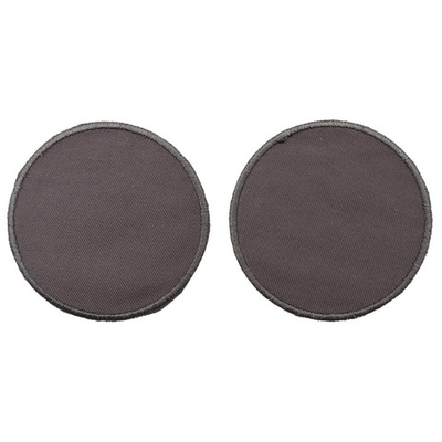 Термоаппликация Круг d-6см, уп., 2 шт, цв.серый