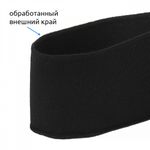 Подвяз (довяз) трикотажный 6.0х80 см, полиэстер арт.73091 цв.черный, уп.5 шт