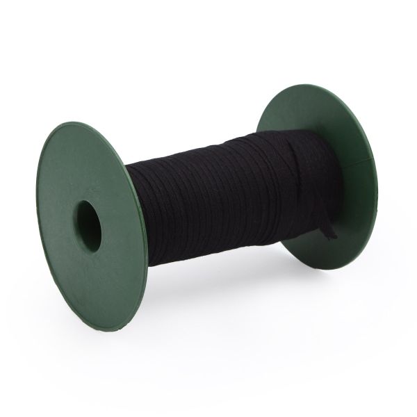 Тесьма (лента) киперная (100 х/б) 13 мм / 50 метров, черная