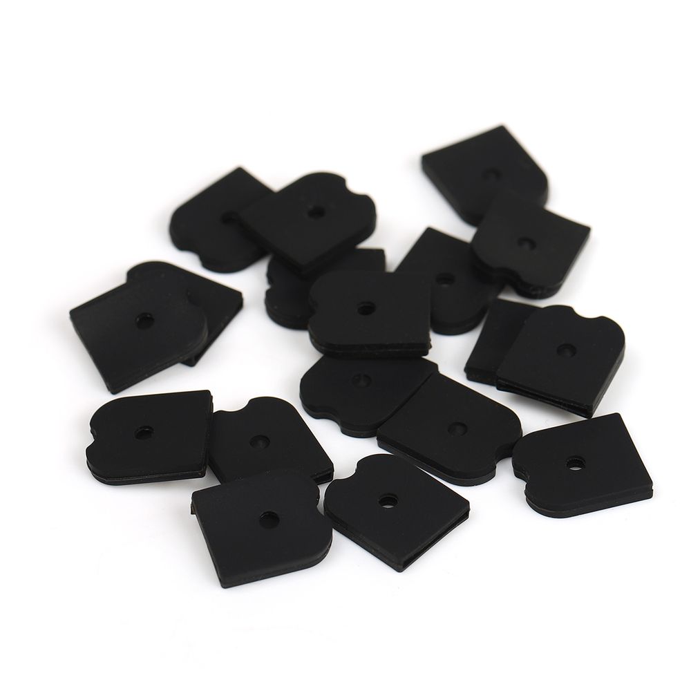 Наконечники для регилина 12 мм, 7223-3023, черный, 20 шт