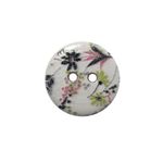 Пуговицы дерево декоративные Цветы 15мм (цвет 218), 100 шт