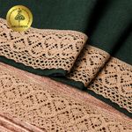 Кружево вязаное (тесьма) 50 мм / 10 метров, цв.30 капучино, Kruzhevo