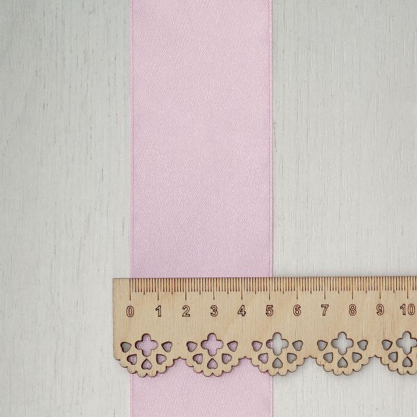 Лента атласная 1-сторонняя 50.0 мм / 22.86±1 метров, 020 пыльно-розовый, Globus