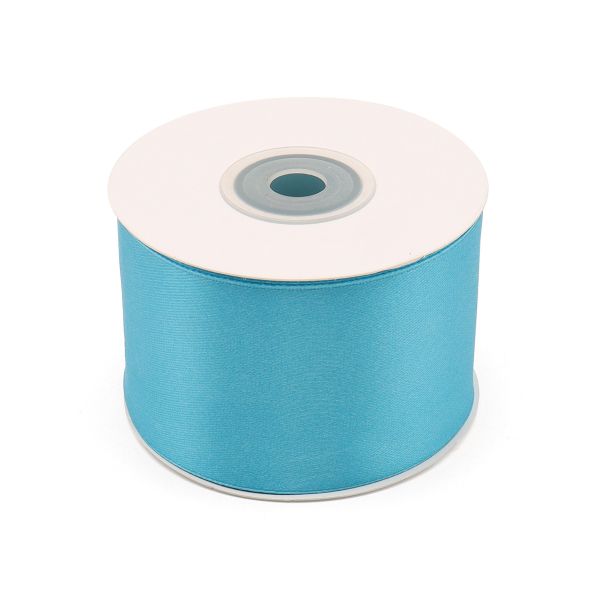 Лента атласная 1-сторонняя 50.0 мм / 22.86±1 метров, 136 ярко-голубой, Globus