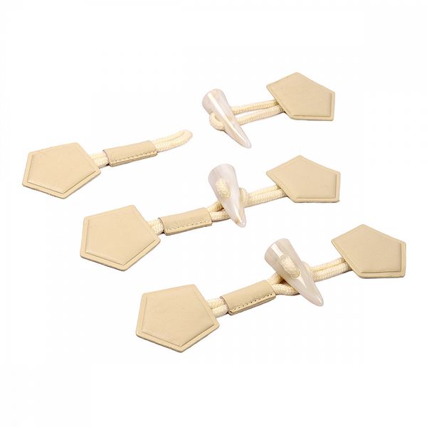 Клевант экокожа 190 мм C-KLV01 цв.бежевый, 3 шт