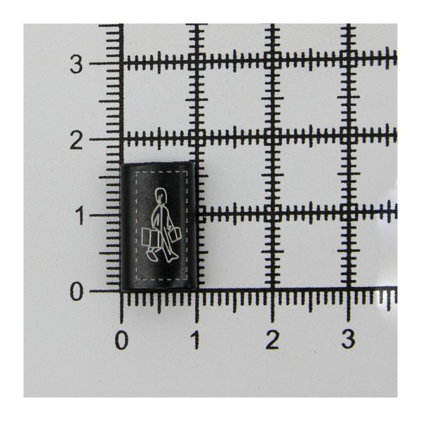 Наконечник для шнура металл 18 мм цв. черный, 10 шт