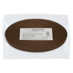 Тесьма (лента) киперная (100% х/б) 10 мм / 50 метров, коричневый/brown, Gamma TCT-10