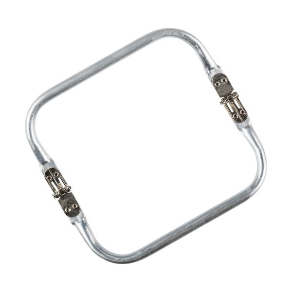 Застежка для сумки фермуар 18х9 см, 1 шт, FER-30 01 серебро, Gamma FER-30