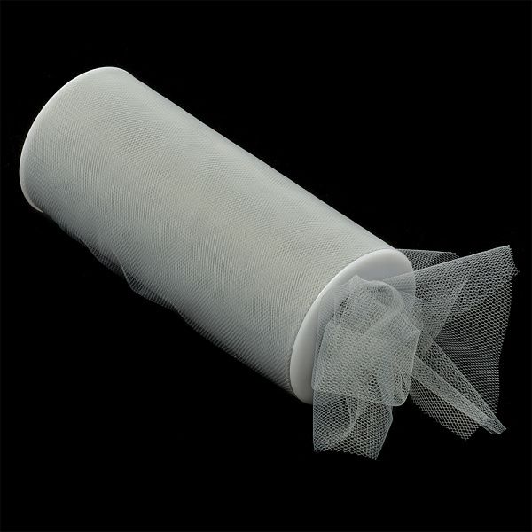 Фатин на шпульке средней жесткости 150 мм / 22.86 метра, TBY.MS.200.37, цв.37 серый