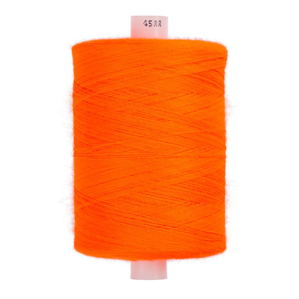 Нитки армированные ПНК им.Кирова 45ЛЛ, 2500 м / 1 кат., 0613 люминисцентно-оранжевый