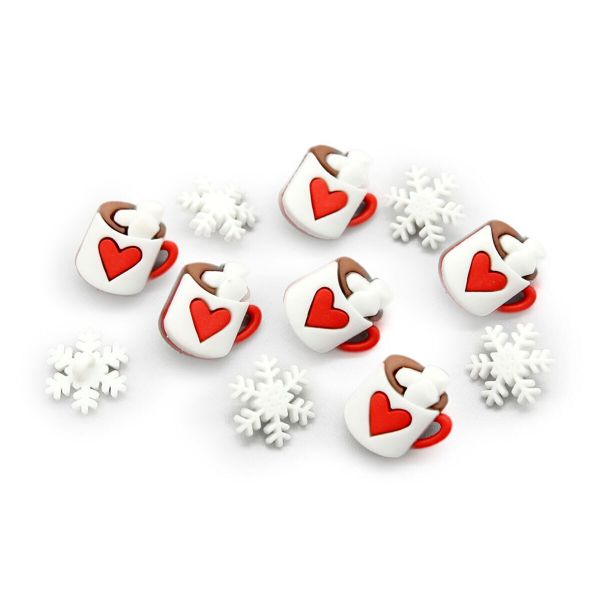 Украшения декоративные пуговицы Фигурки Холодно на улице Dress It Up 11076