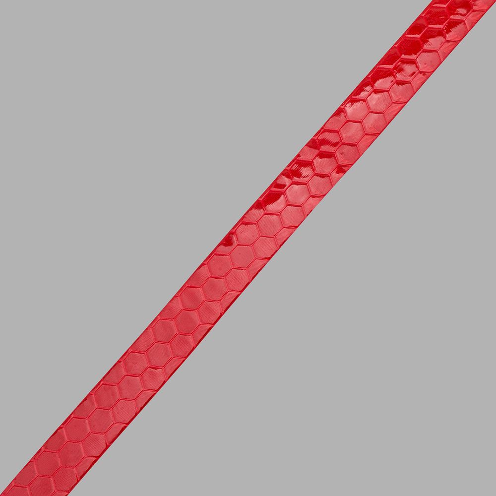 Лента светоотражающая самоклеящаяся 10.0 мм / 8 метров, красный, 6830-0033