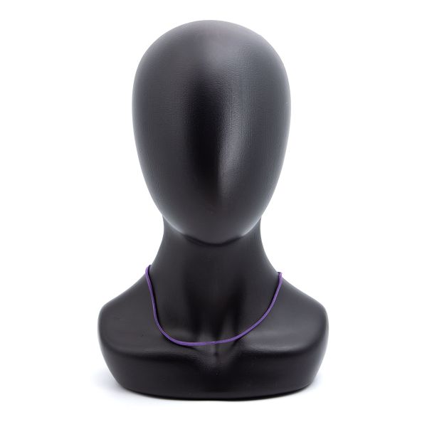 Шнур с замком замшевый, 2мм, 45см. Astra&Craft (6071 фиолетовый), 65237