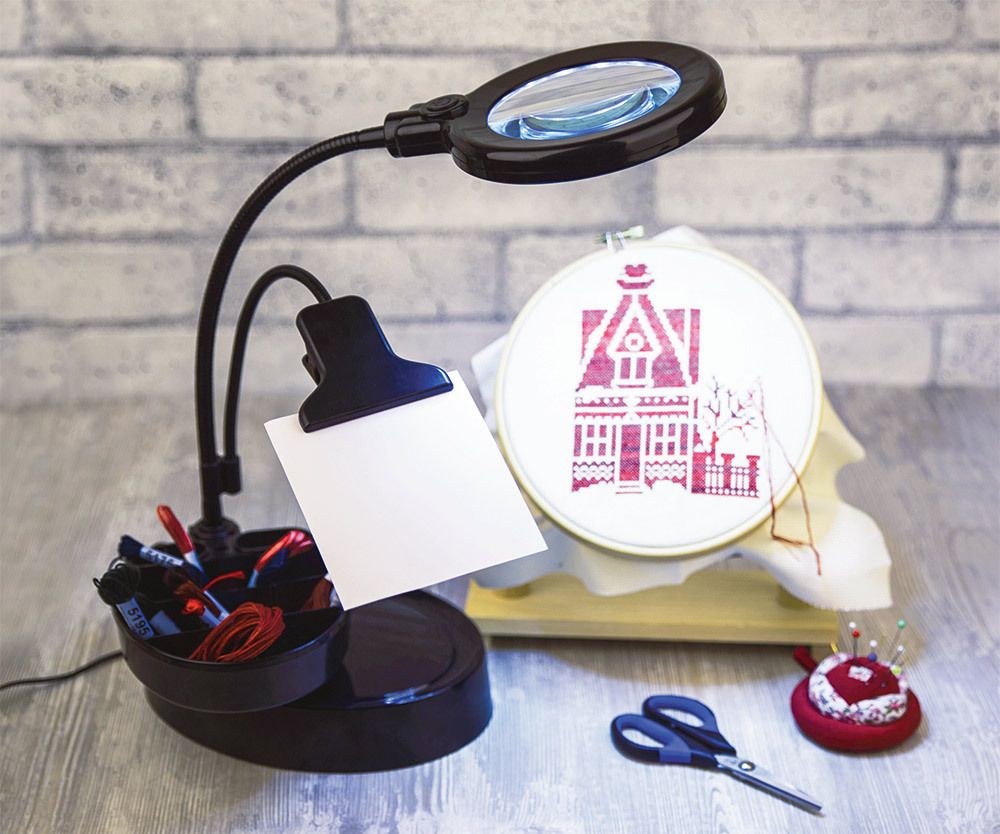 Лупа с подсветкой ⌀10 см (ув.х2), Ferstel FR-10