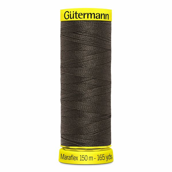 Нитки для трикотажа Gutermann Maraflex, 150м, 696 т.шоколад, 5 катушек
