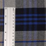 Фланель рубашечная 150 г/м², 150 см / 2 метра, TBY.Fl.T390.2, цв.390 синий