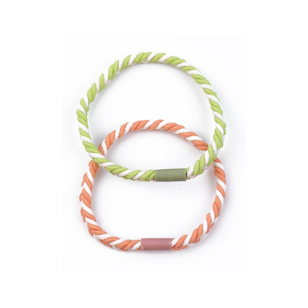 Набор резинок для волос 10 шт (5х2 шт), №01 ассорти, Cherry Mary TR07071