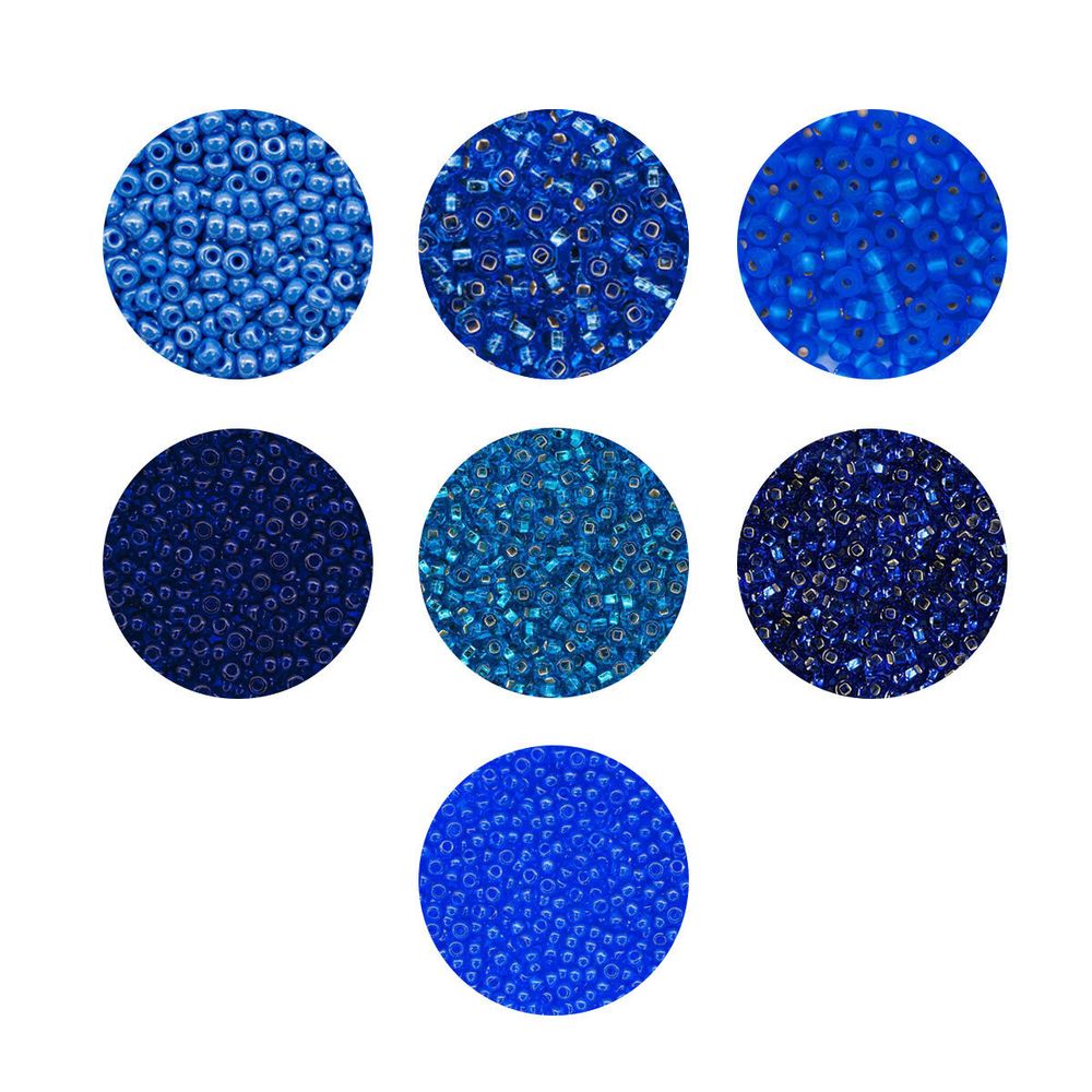 Набор бисера Preciosa, 7 цв. 90 гр. Preciosa A41