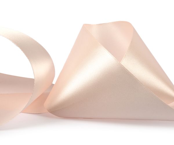 Лента атласная 1-сторонняя 75.0 мм / 33±2 метра, 151 бледно-розовый, Gamma