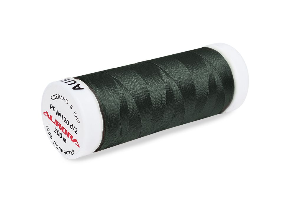 Нитки для креативных работ Aurora №120, 300 м, цв. PF476, 5 катушек