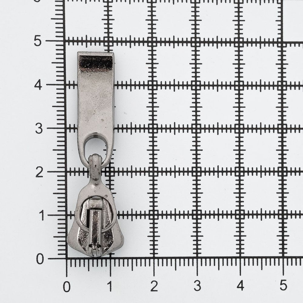 Слайдер (замок) для молнии трактор Arta Т6 (6 мм), черн. никель -F, уп.10 шт, S090325