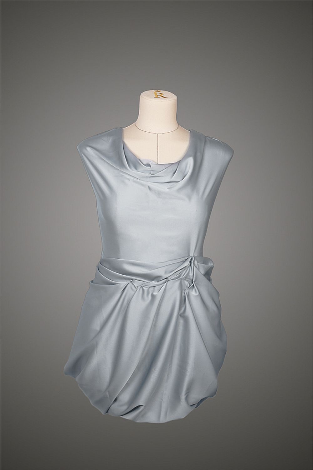 Шелк Армани 90 г/м², 150 см / 2 метра TBYArm-064 цв.64 серый-жемчужный