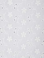 Ткань шитьё (прошва) 100 г/м², 150 см / 2 метра, TBY.Emb.8067.1.2, цв.01 белый