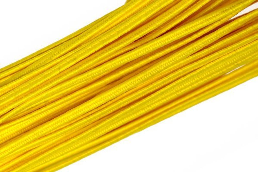 Шнур сутажный 2.5-3.0 мм / 20 метров, желтый