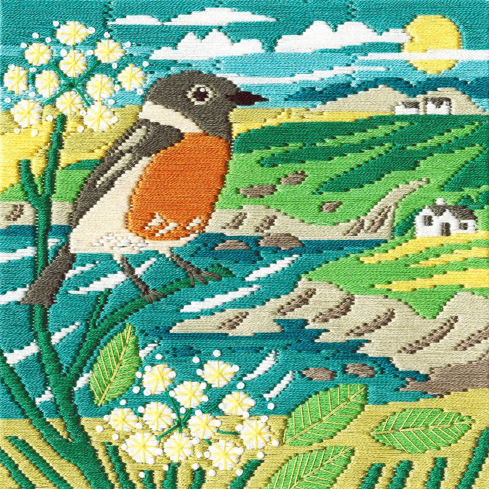Derwentwater Designs, Stonechat, 16х16 см /TOS/