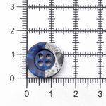 Пуговицы 4 прокола 24L=15 мм, пластик, col.E синий, 36 шт, CN2818