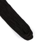 Шнур для мокасин ⌀1.5 мм, 100 м, чёрный, Gamma Т- 00