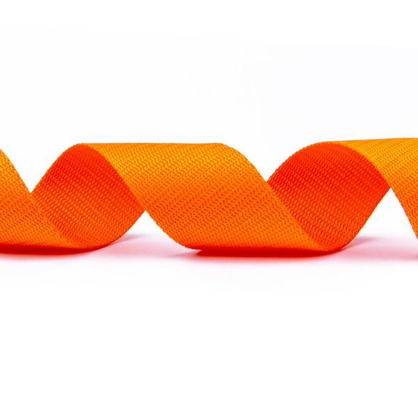 Стропа (ременная лента) 50 мм / 30 метров, толщ. 1.1 мм, [28 г/пог.м], 100% п/п, оранжевый, Gamma 3077