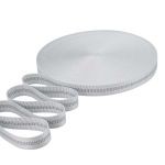 Стропа (ременная лента) 24 мм / 45.72 метра, [25.10 г/пог.м], со светоотражающими полосками, 02 белый, 3Al355