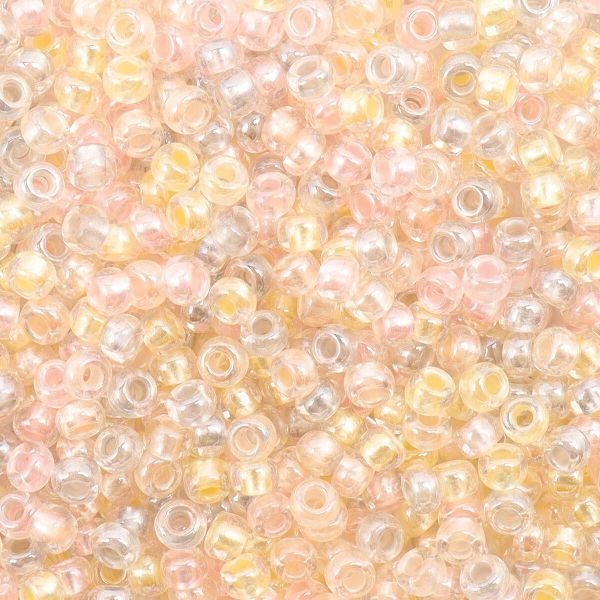 Набор бисера Preciosa 10/0 (2.3 мм), 20 г, 4 цвета, ассорти №12, пастельно-персиковый