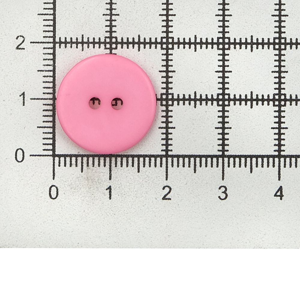 Пуговицы 2 прокола 28L, 18 мм, (Pink (розовый)) NE63, 72 шт