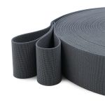 Резинка вязаная 40.0 мм / 25 метров, т.серый